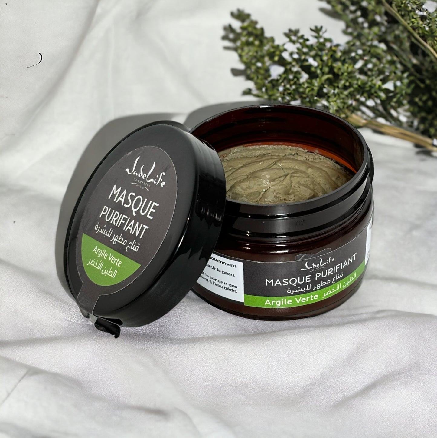 Masque Visage Purifiant à l'Argile Verte - 100g